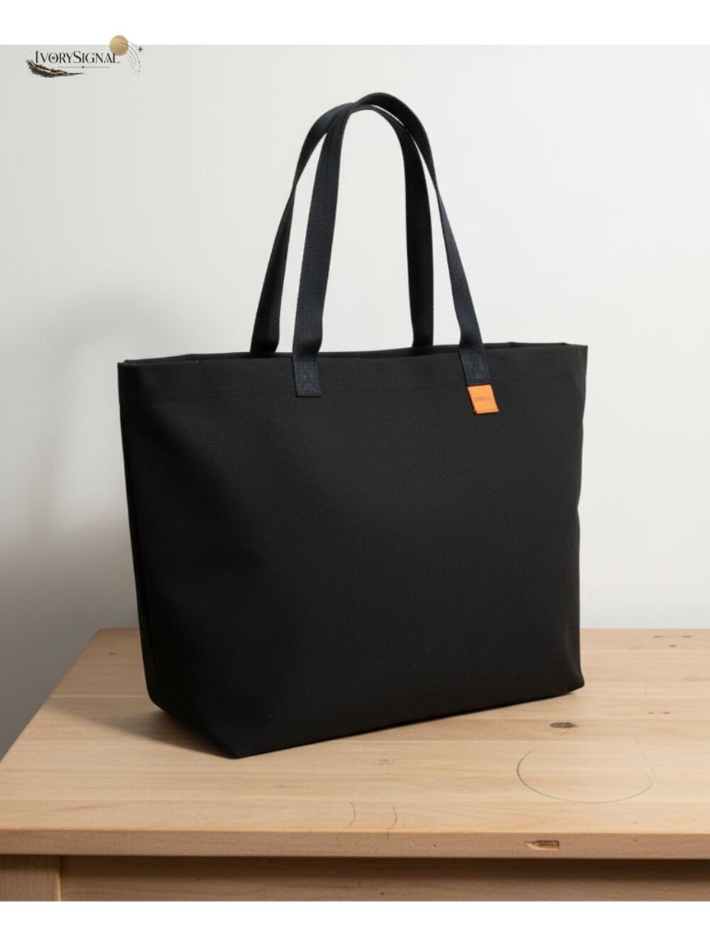 Large Capacity Travel Tote Stands Upright Recycled Nylon Shoulder Carry